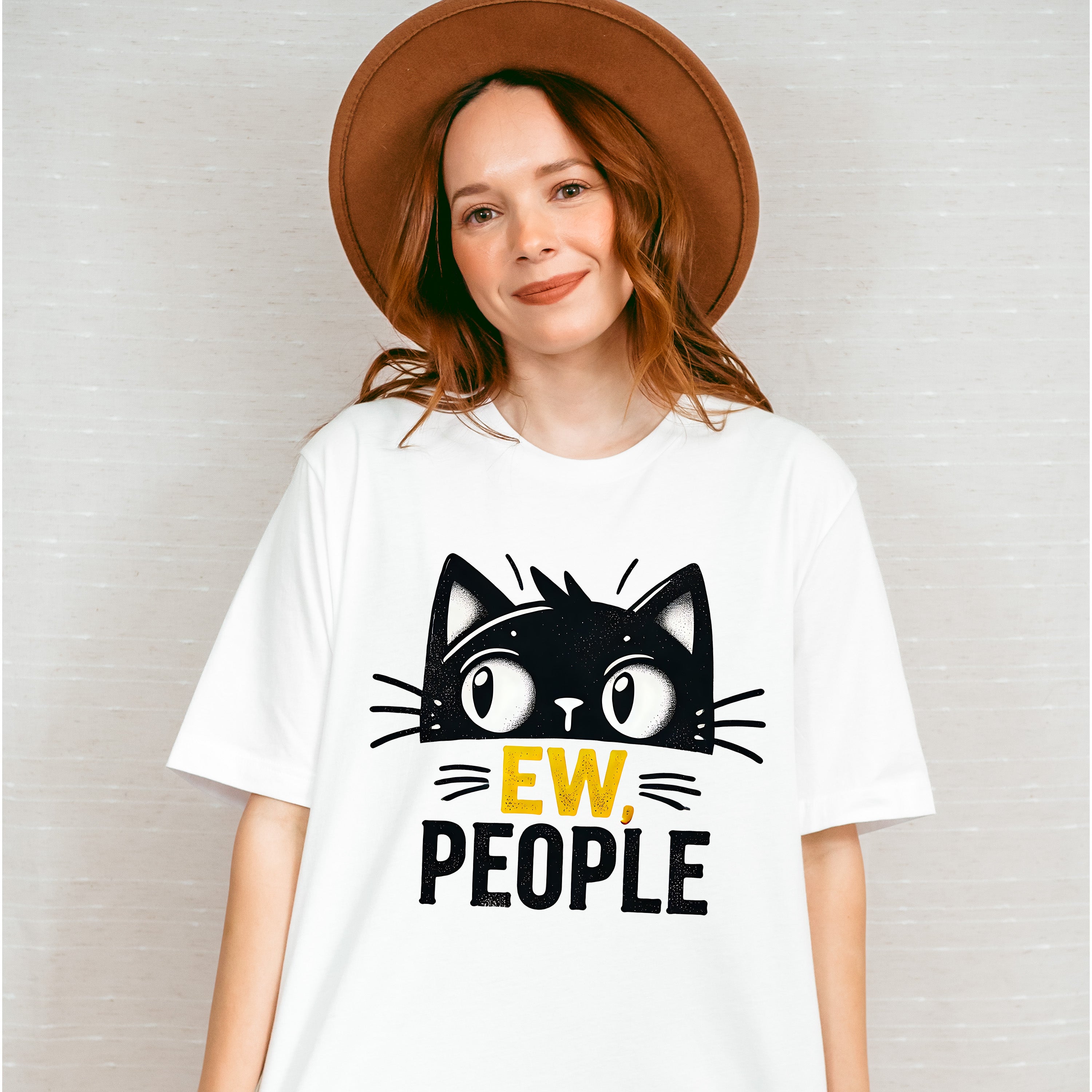 Ew People - Cats Unisex Crewneck T-Shirt Sweatshirt Hoodie