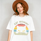 Cat Mommy Colorful Design - Cats Unisex Crewneck T-Shirt Sweatshirt Hoodie