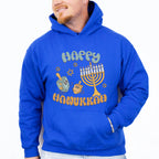 Happy Hanukkah Candlestick Design - Hanukka Unisex Crewneck T-Shirt Sweatshirt Hoodie
