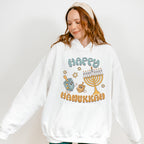 Happy Hanukkah Candlestick Design - Hanukka Unisex Crewneck T-Shirt Sweatshirt Hoodie