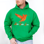 Hope Faith Love Orange Hummingbird Design - Birds Unisex Crewneck T-Shirt Sweatshirt Hoodie