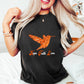 Hope Faith Love Orange Hummingbird Design - Birds Unisex Crewneck T-Shirt Sweatshirt Hoodie