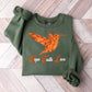 Hope Faith Love Orange Hummingbird Design - Birds Unisex Crewneck T-Shirt Sweatshirt Hoodie