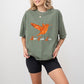 Hope Faith Love Orange Hummingbird Design - Birds Unisex Crewneck T-Shirt Sweatshirt Hoodie