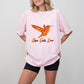 Hope Faith Love Orange Hummingbird Design - Birds Unisex Crewneck T-Shirt Sweatshirt Hoodie