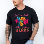 Just A Girl Who Loves Birds - Birds Unisex Crewneck T-Shirt Sweatshirt Hoodie