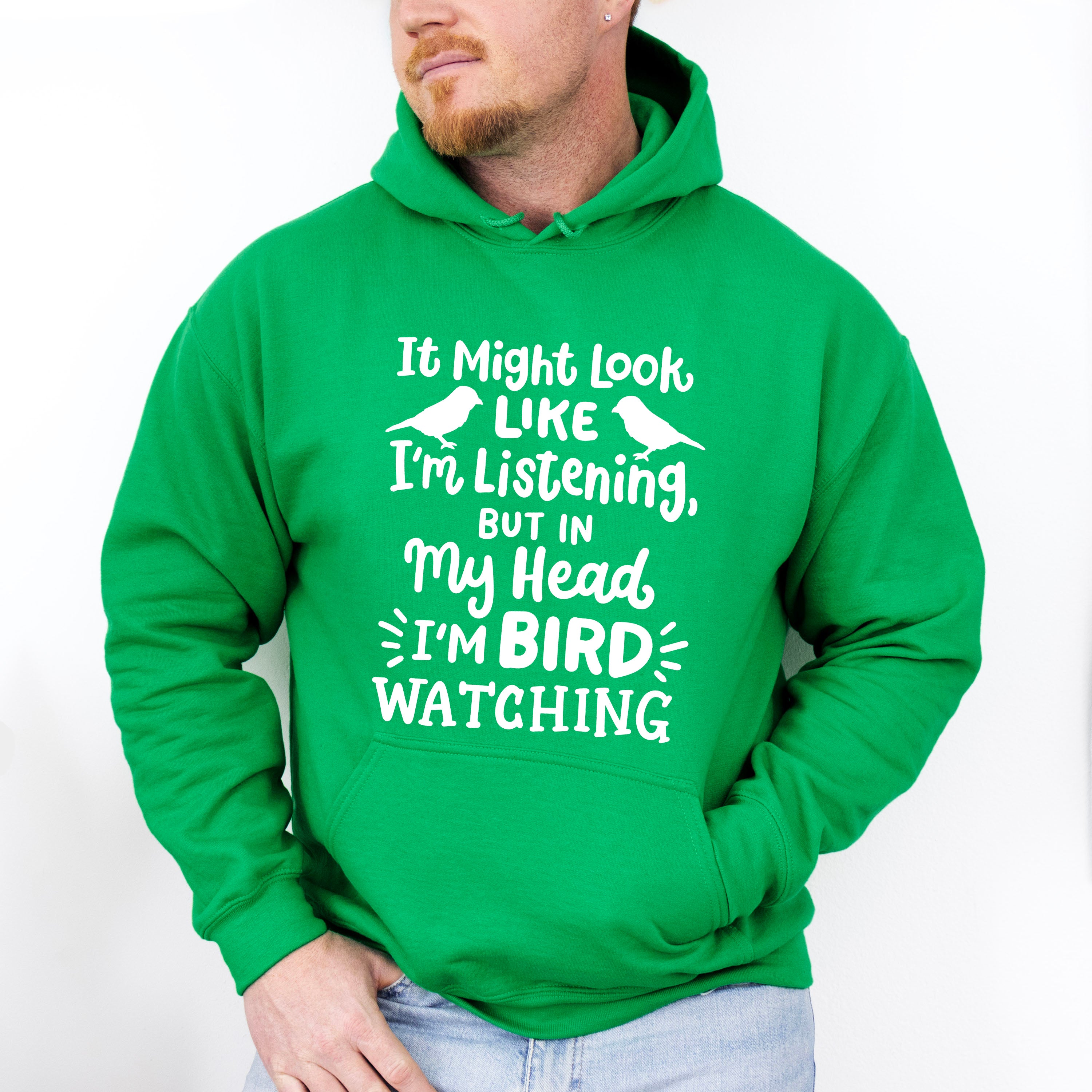 In My Head I'm Bird Watching - Birds Unisex Crewneck T-Shirt Sweatshirt Hoodie