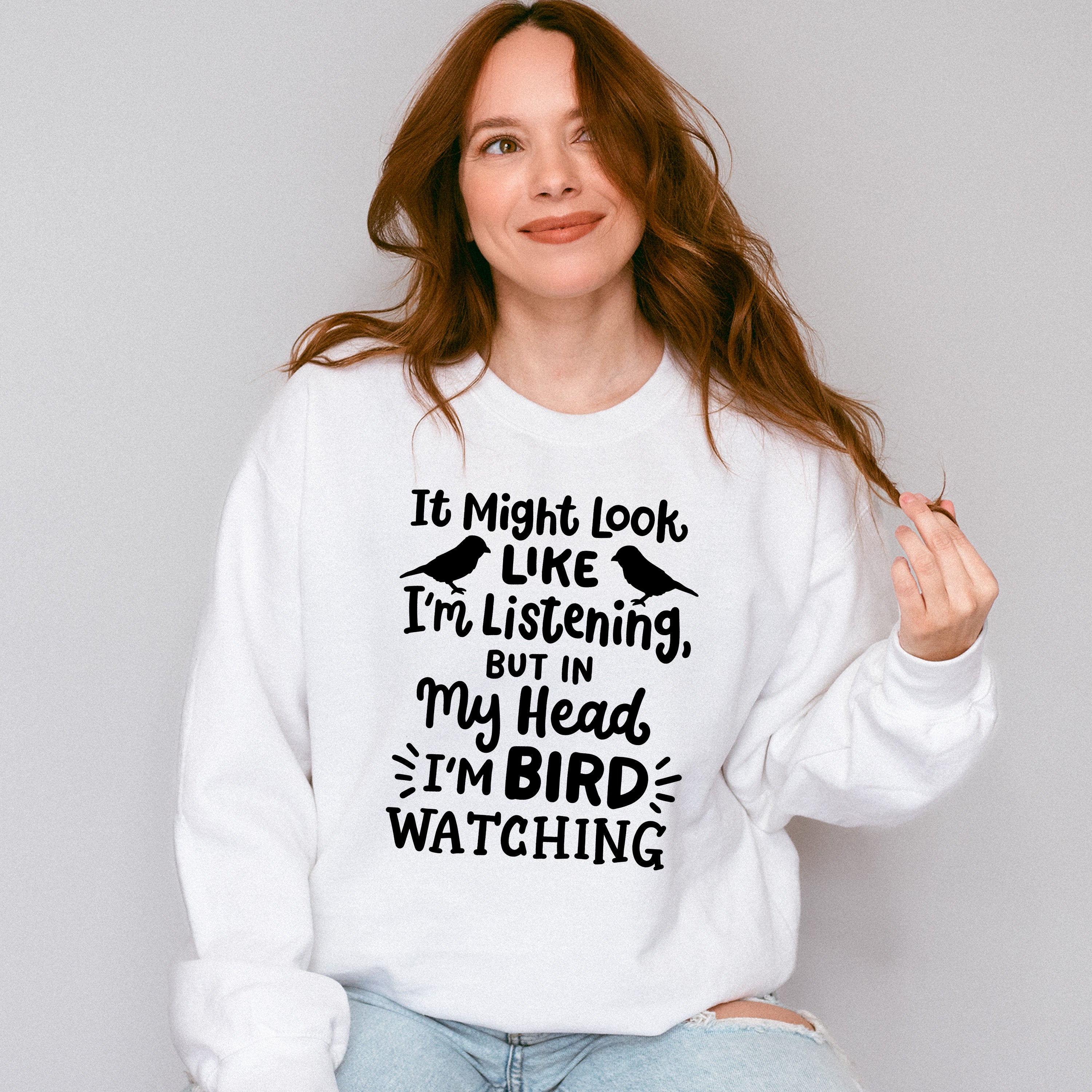 In My Head I'm Bird Watching - Birds Unisex Crewneck T-Shirt Sweatshirt Hoodie