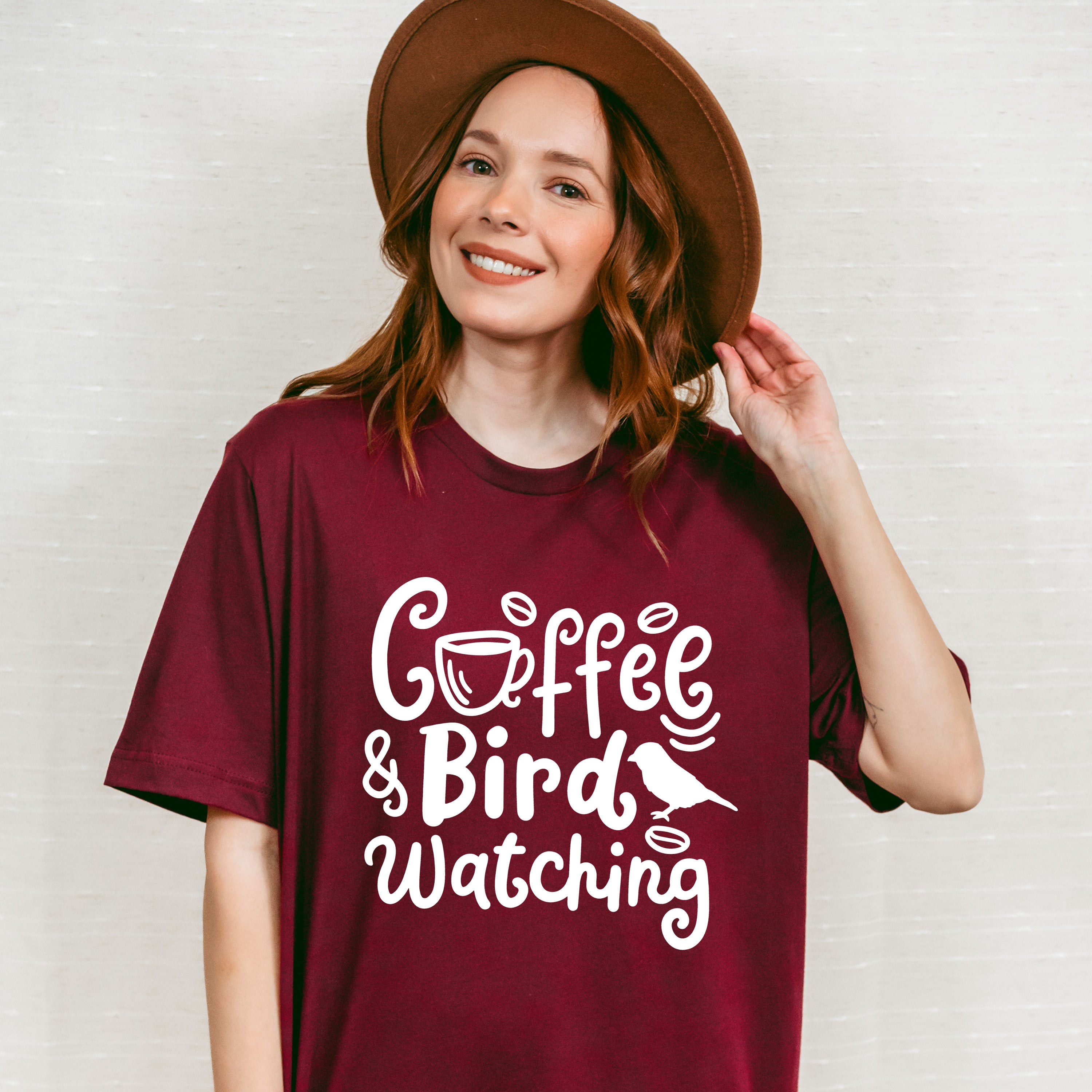 Coffee And Bird Watching - Birds Unisex Crewneck T-Shirt Sweatshirt Hoodie