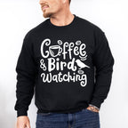 Coffee And Bird Watching - Birds Unisex Crewneck T-Shirt Sweatshirt Hoodie