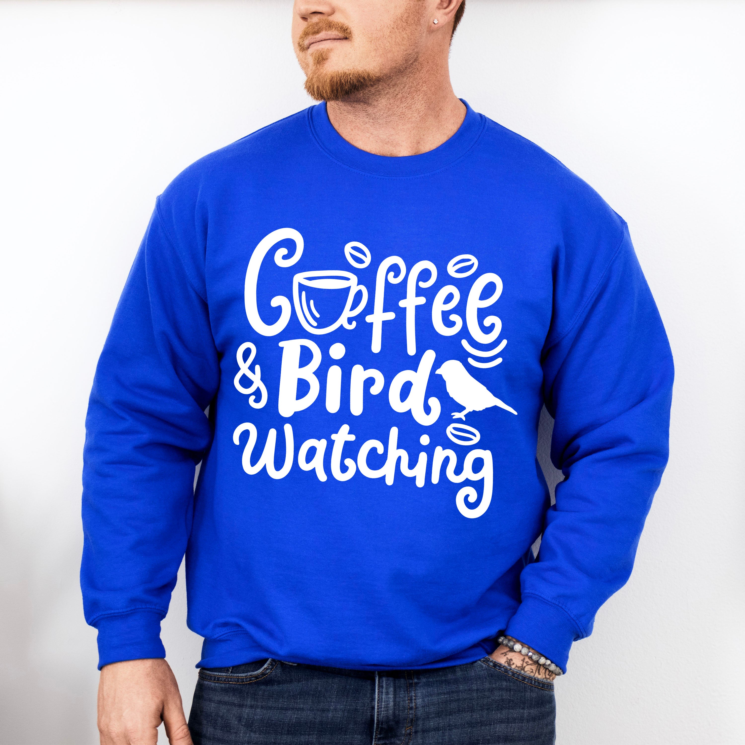 Coffee And Bird Watching - Birds Unisex Crewneck T-Shirt Sweatshirt Hoodie