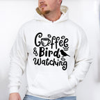 Coffee And Bird Watching - Birds Unisex Crewneck T-Shirt Sweatshirt Hoodie