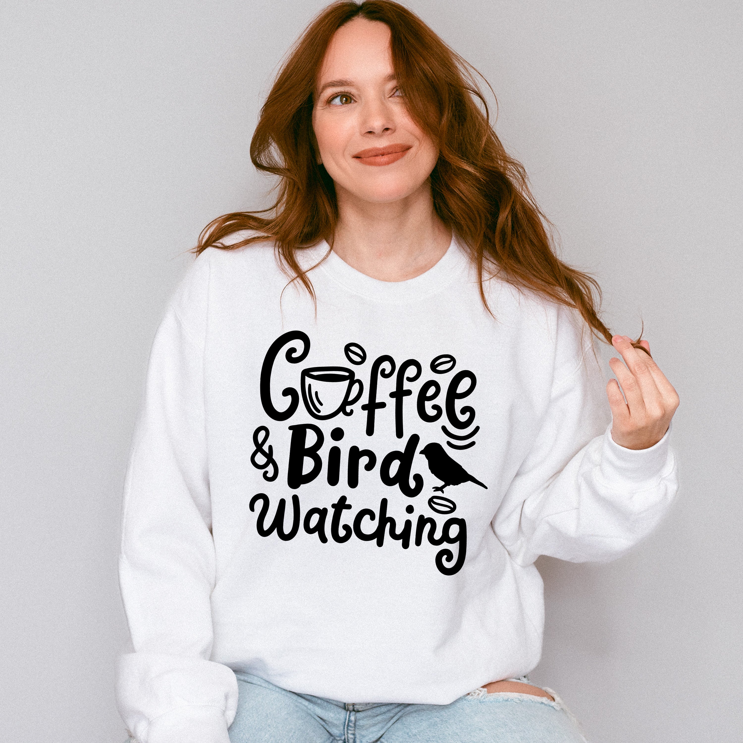 Coffee And Bird Watching - Birds Unisex Crewneck T-Shirt Sweatshirt Hoodie