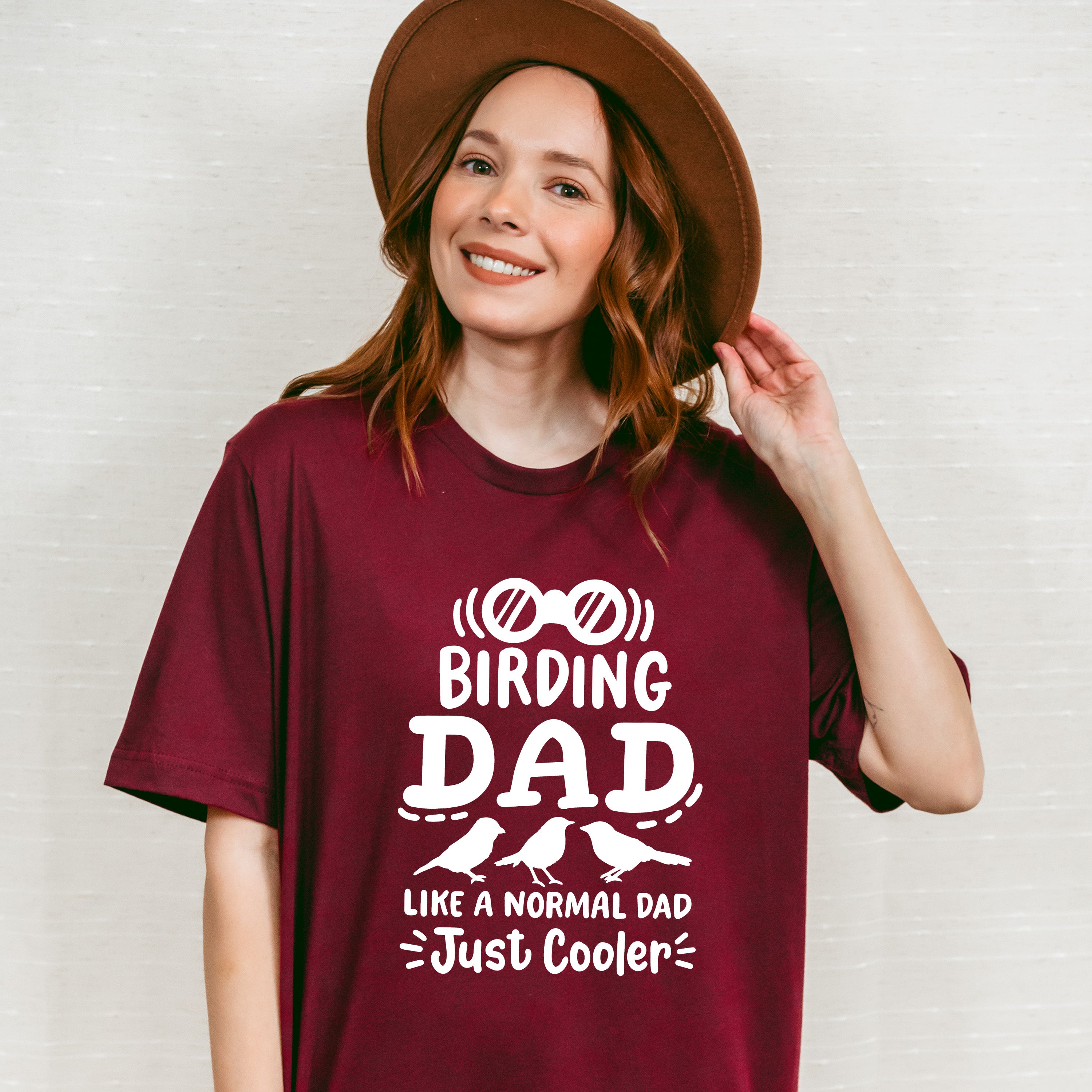 Birding Dad Like A Normal Dad Just Cooler - Birds Unisex Crewneck T-Shirt Sweatshirt Hoodie
