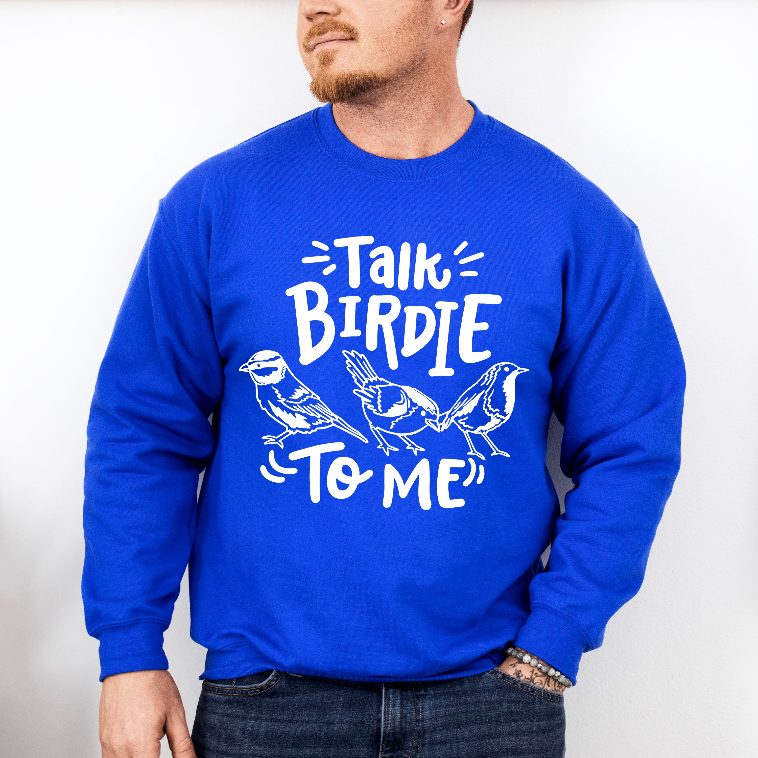 Talk Birdie To Me - Birds Unisex Crewneck T-Shirt Sweatshirt Hoodie