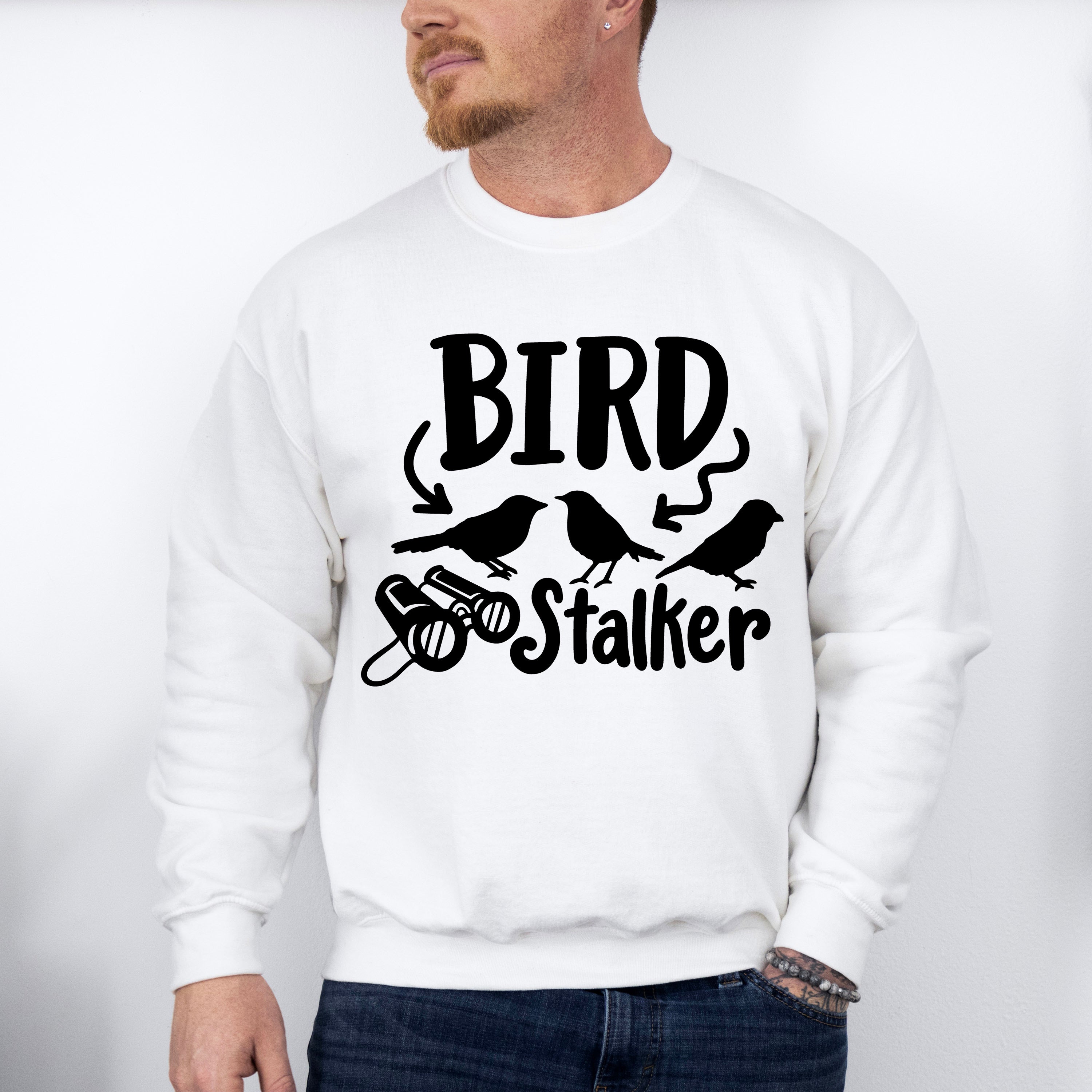 Bird Stalker - Birds Unisex Crewneck T-Shirt Sweatshirt Hoodie
