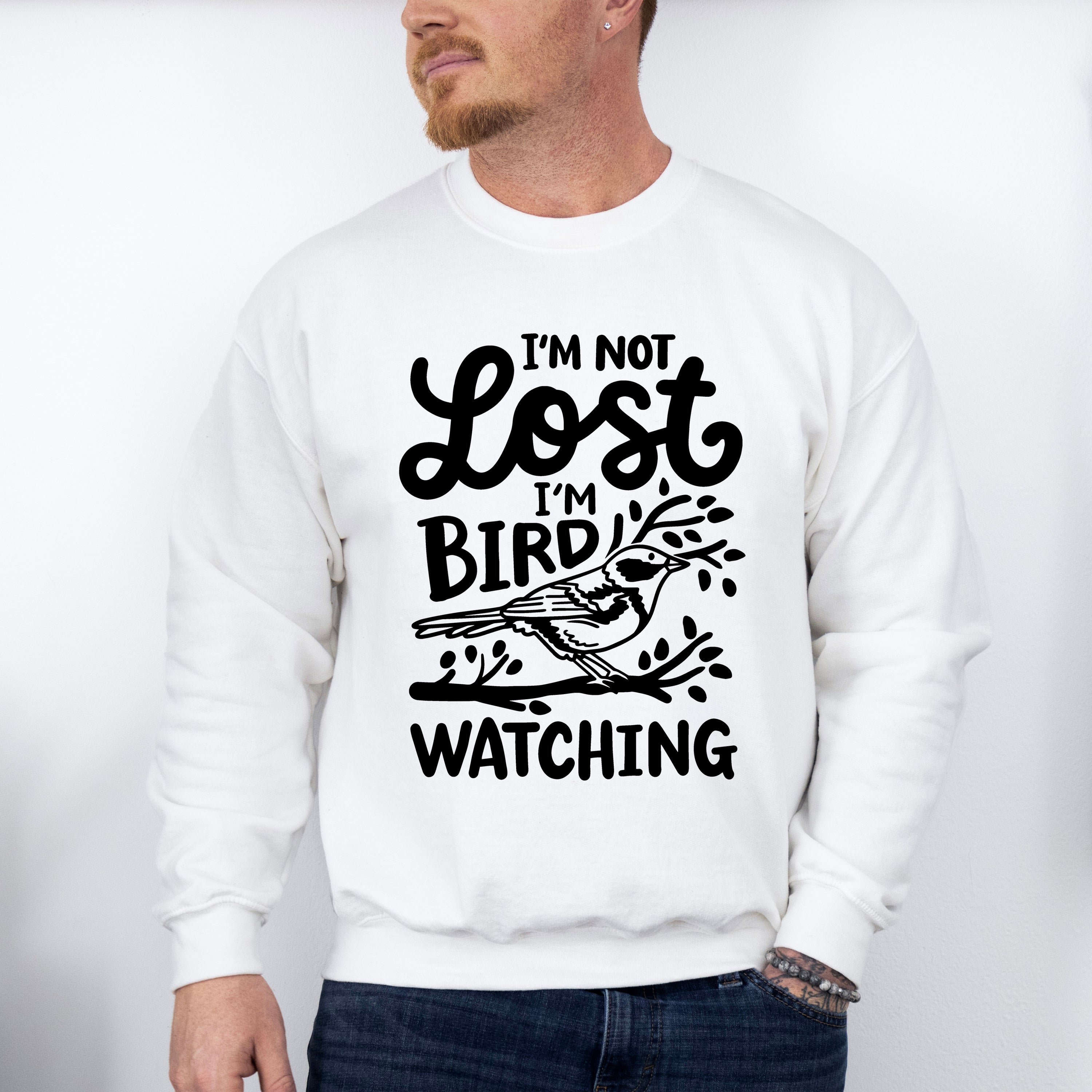 I'm Not Lost I'm Bird Watching - Birds Unisex Crewneck T-Shirt Sweatshirt Hoodie
