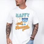 Happy Hanucat - Hanukkah Unisex Crewneck T-Shirt Sweatshirt Hoodie
