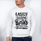 Easily Distracted By Birds Three Birds Design - Birds Unisex Crewneck T-Shirt Sweatshirt Hoodie