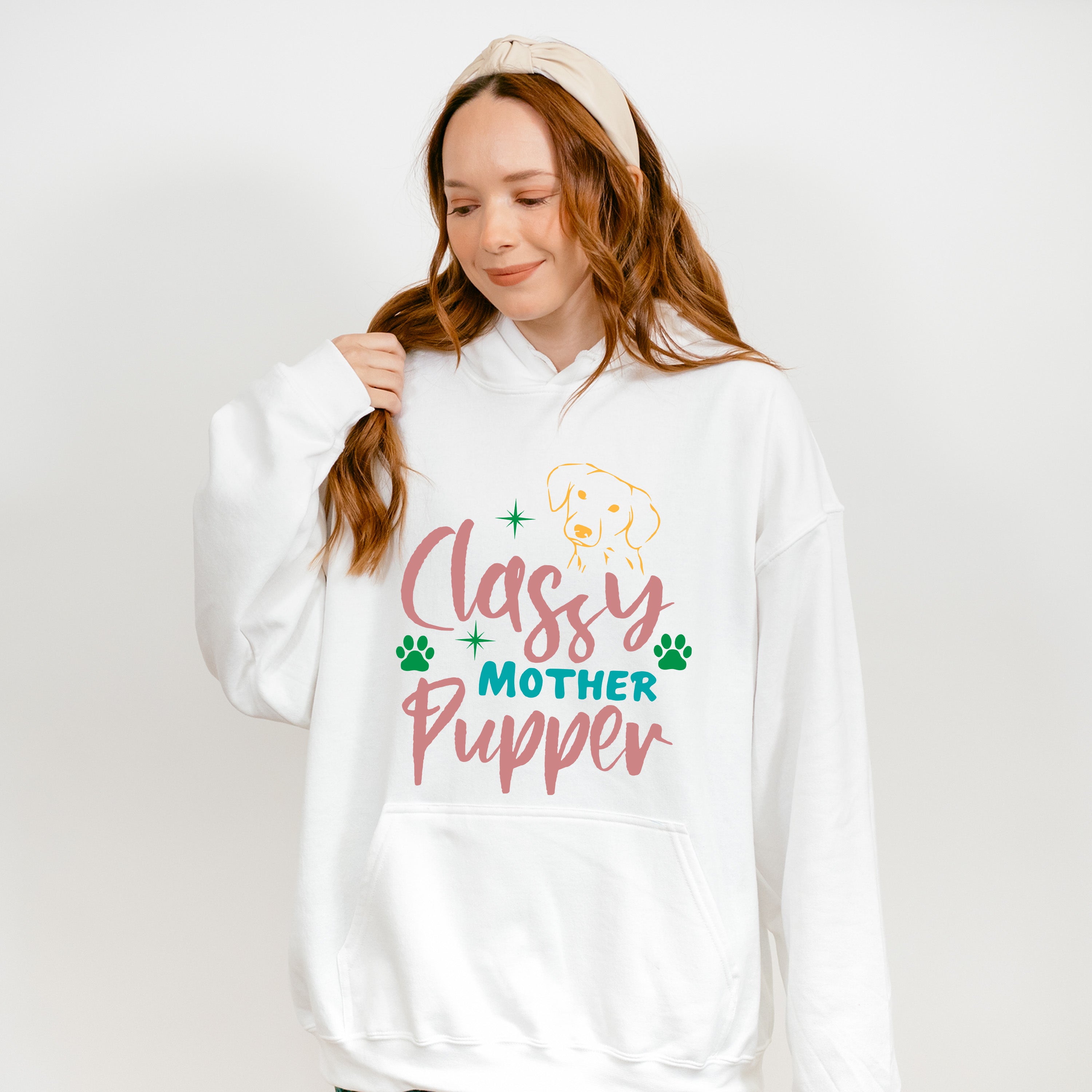 Classy Mother Pupper - Dogs Unisex Crewneck T-Shirt Sweatshirt Hoodie