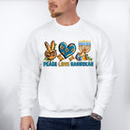 Peace Love Hanukkah - Hanukka Unisex Crewneck T-Shirt Sweatshirt Hoodie