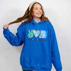Peace Love Hanukkah Design - Hanukka Unisex Crewneck T-Shirt Sweatshirt Hoodie
