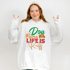 Dog Mama Life Is Ruff - Dogs Unisex Crewneck T-Shirt Sweatshirt Hoodie