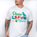 Please Love Rescue - Dogs Unisex Crewneck T-Shirt Sweatshirt Hoodie