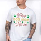 Wifey Dog Mom Nurse - Dogs Unisex Crewneck T-Shirt Sweatshirt Hoodie