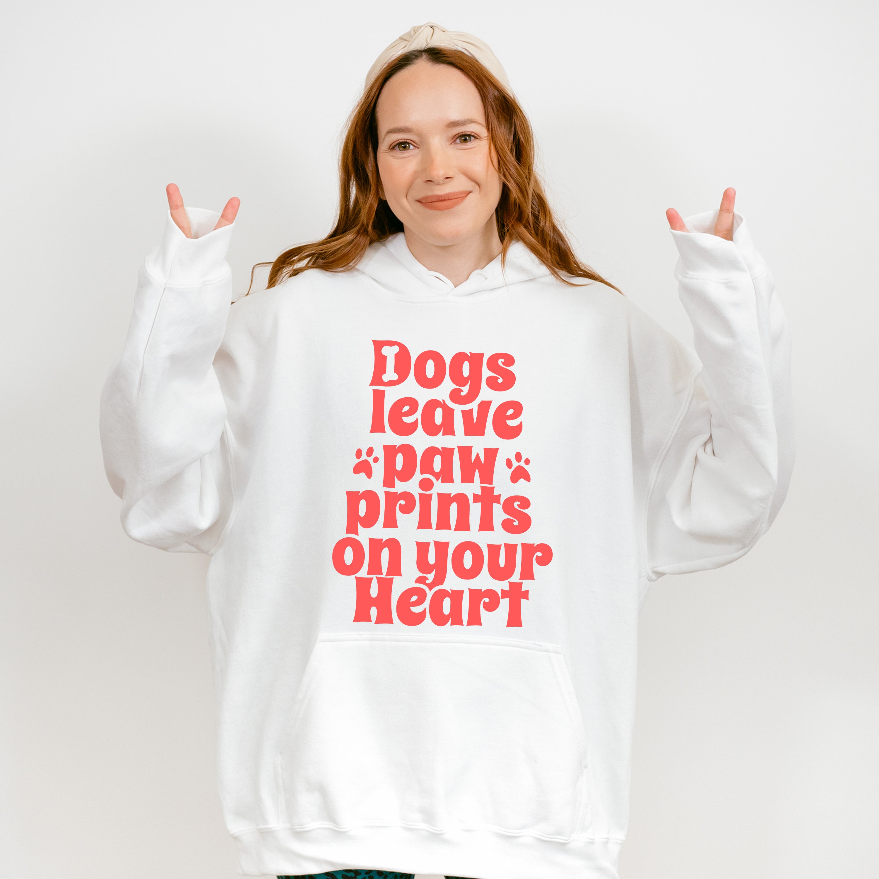 Dogs Leave Paw Prints On Your Heart - Dogs Unisex Crewneck T-Shirt Sweatshirt Hoodie