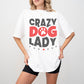 Crazy Dog Lady Paw Design - Dogs Unisex Crewneck T-Shirt Sweatshirt Hoodie