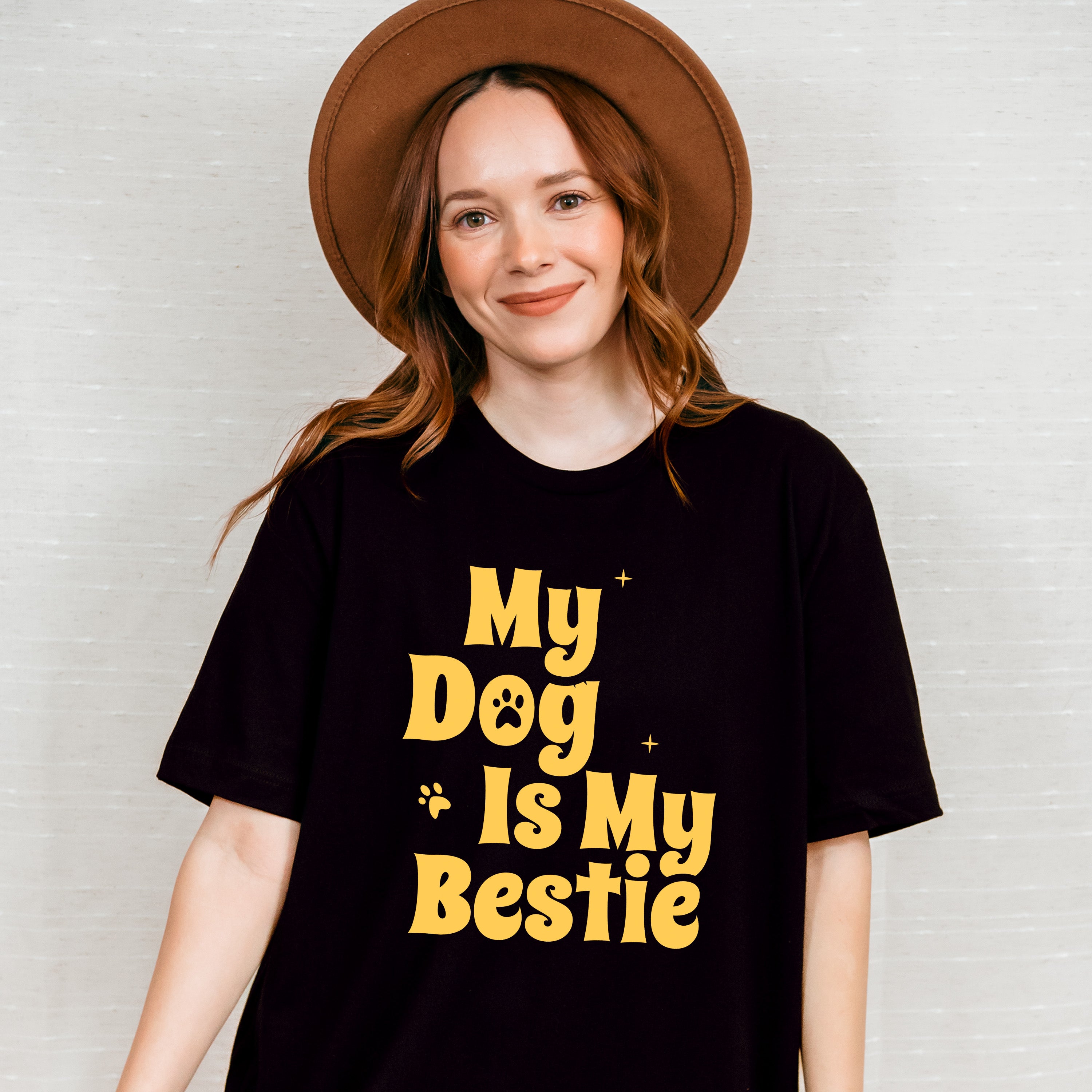 My Dog Is My Bestie - Dogs Unisex Crewneck T-Shirt Sweatshirt Hoodie