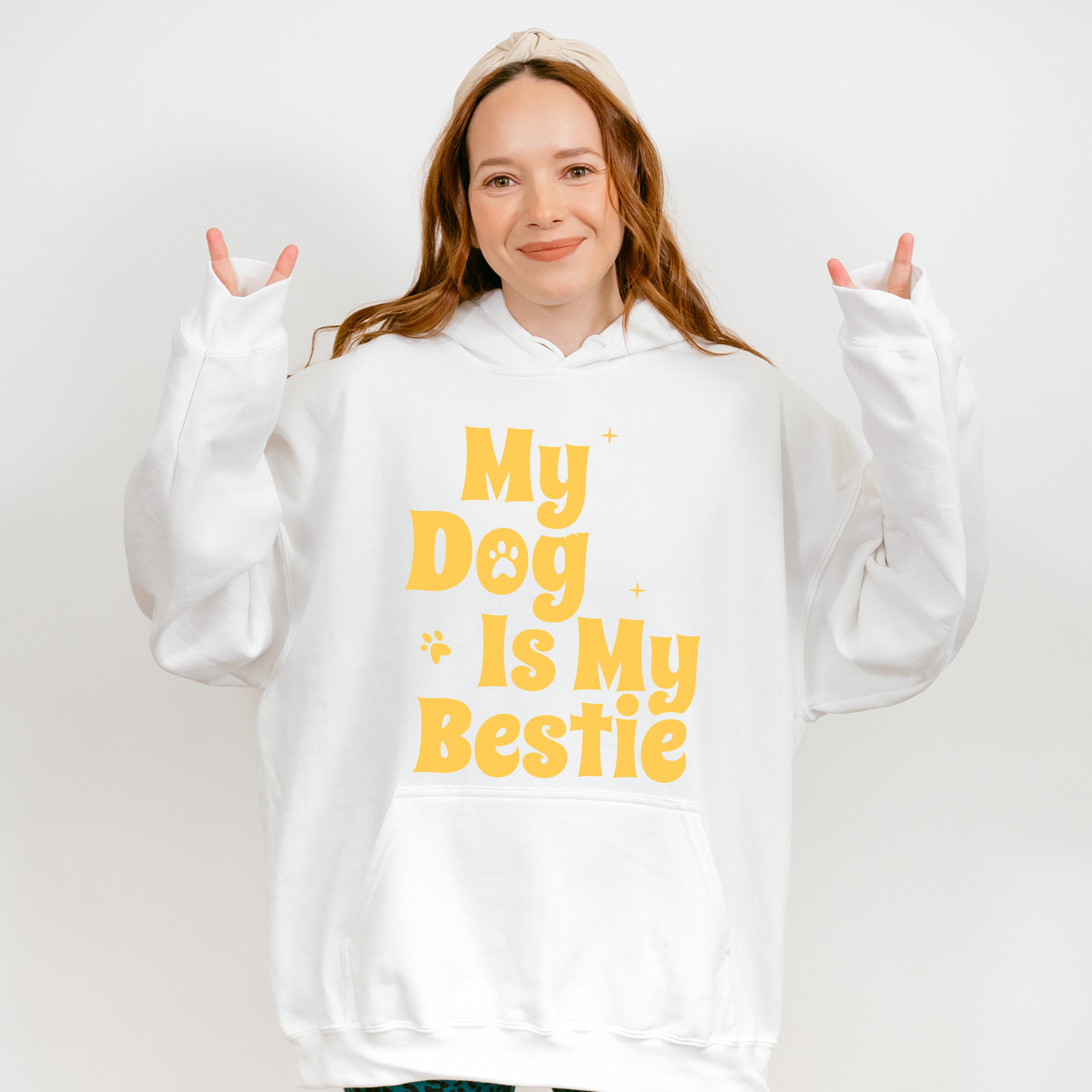 My Dog Is My Bestie - Dogs Unisex Crewneck T-Shirt Sweatshirt Hoodie