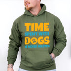 Time Spent With Dogs Is Never Wasted - Dogs Unisex Crewneck T-Shirt Sweatshirt Hoodie