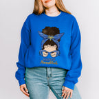 Messy Bun Happy Hanukkah - Hanukka Unisex Crewneck T-Shirt Sweatshirt Hoodie