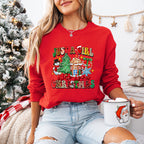 Just a Girl Christmas Doodles - Christmas Unisex Crewneck T-Shirt Sweatshirt Hoodie