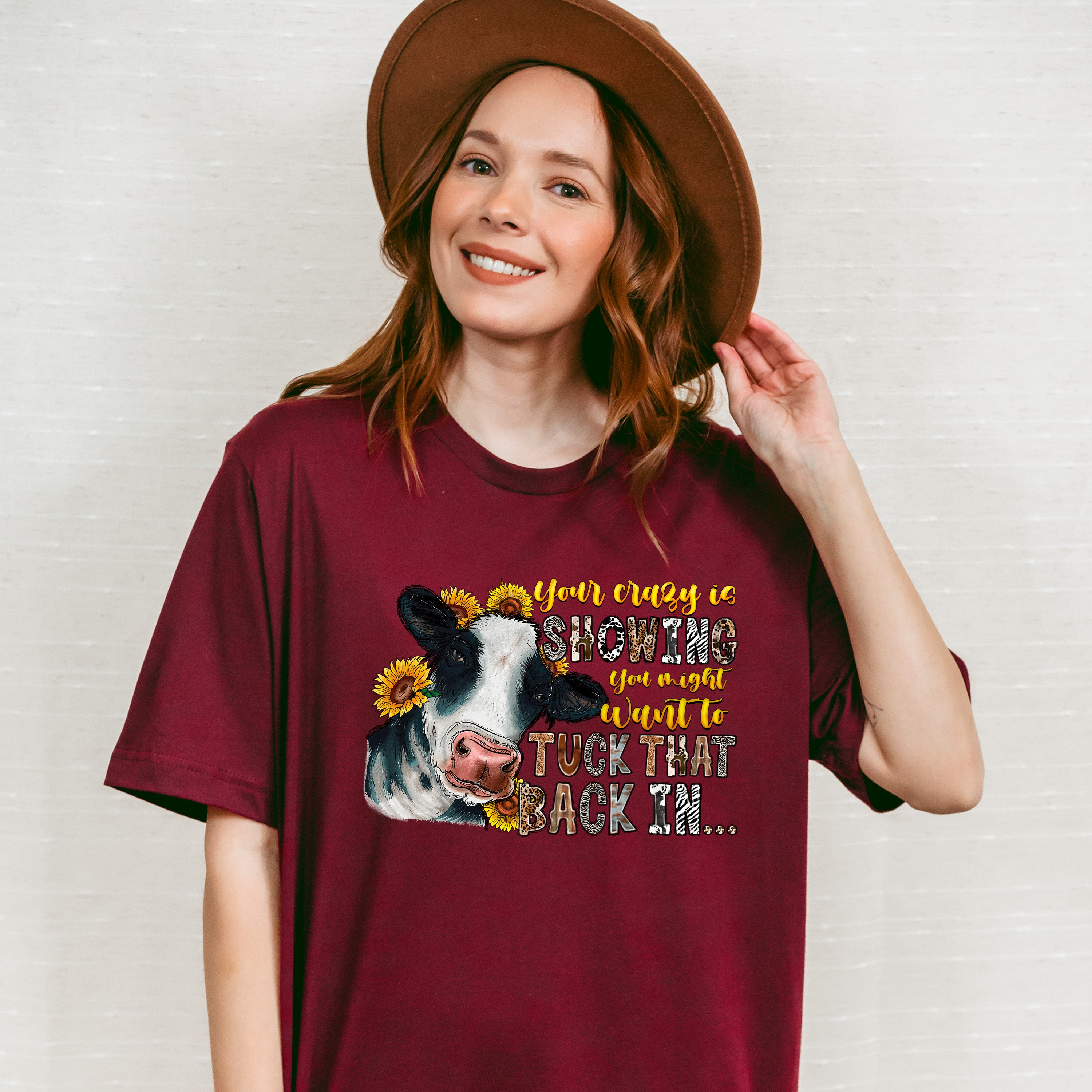 You Might Want To Tuck That Back In - Farm Animals Unisex Crewneck T-Shirt Sweatshirt Hoodie