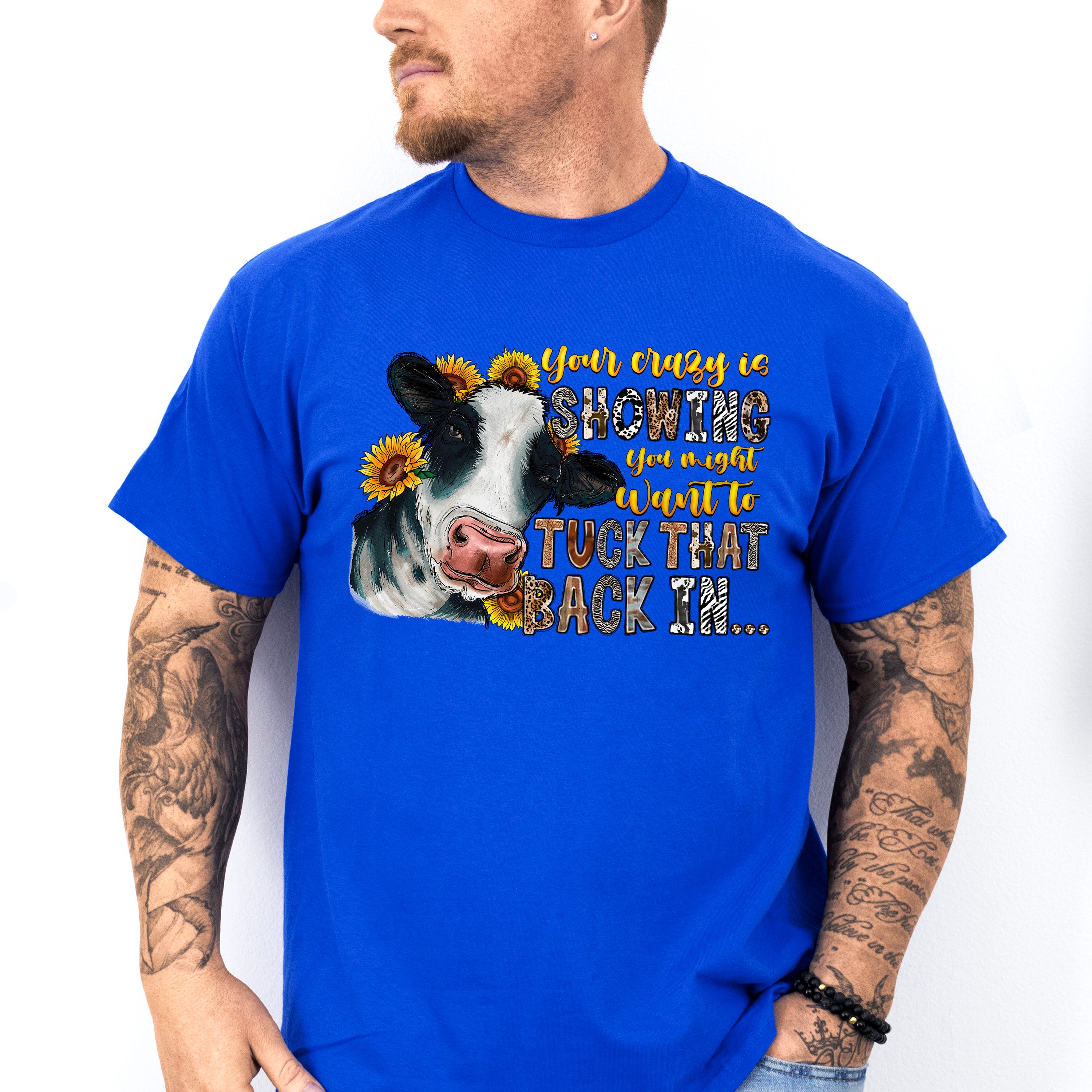 You Might Want To Tuck That Back In - Farm Animals Unisex Crewneck T-Shirt Sweatshirt Hoodie