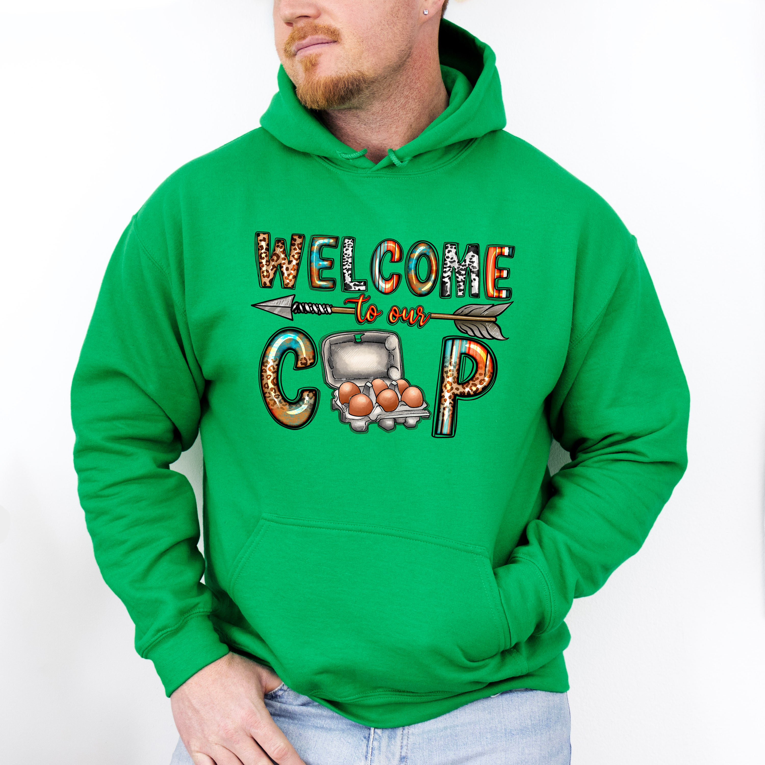 Welcome To Our Coop - Farm Animals Unisex Crewneck T-Shirt Sweatshirt Hoodie