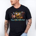 Peace Love Cowboys - Farm Animals Unisex Crewneck T-Shirt Sweatshirt Hoodie