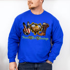 Peace Love Cowboys - Farm Animals Unisex Crewneck T-Shirt Sweatshirt Hoodie