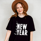 Happy New Year Design - New Years Unisex Crewneck T-Shirt Sweatshirt Hoodie