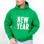 Happy New Year Design - New Years Unisex Crewneck T-Shirt Sweatshirt Hoodie