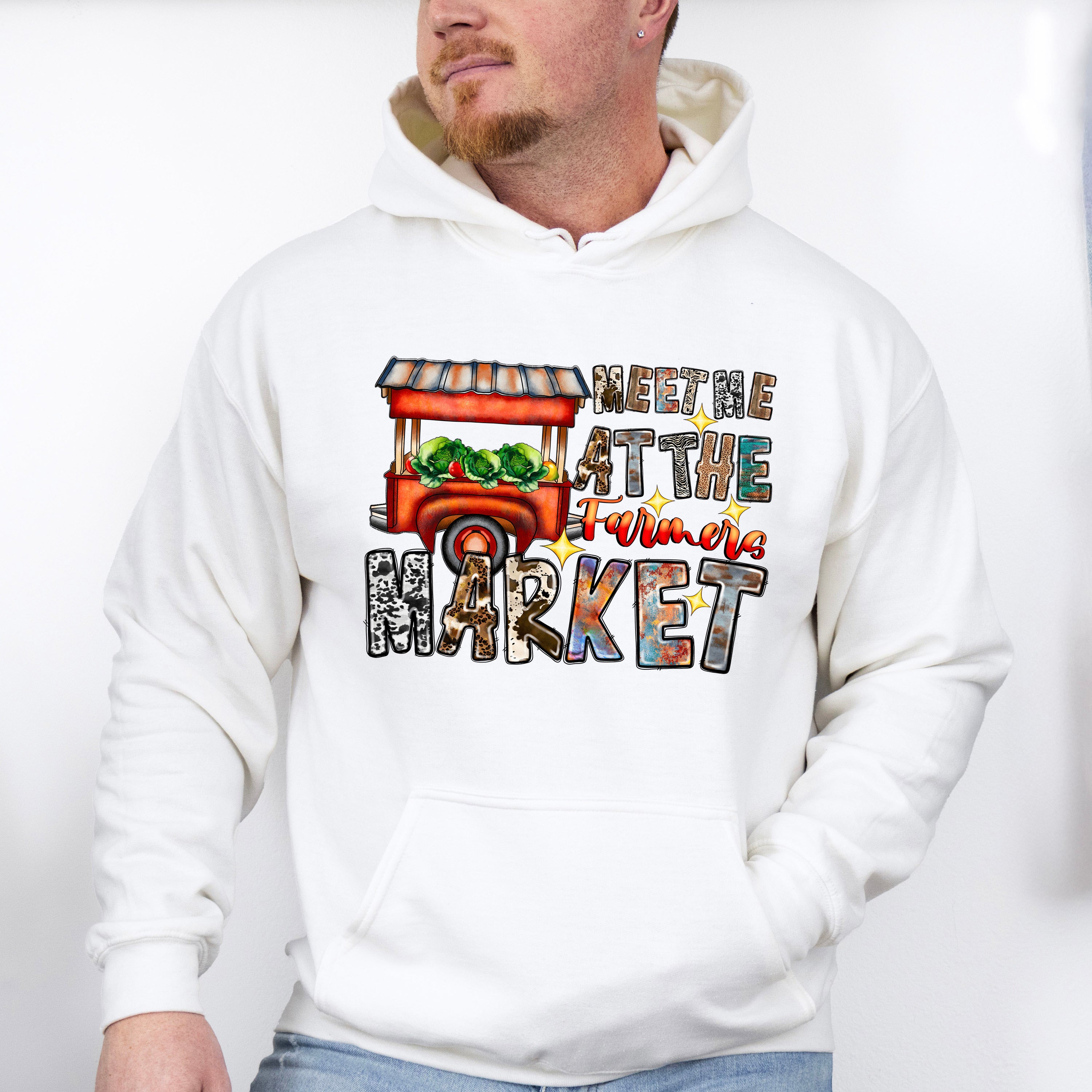 Meet Me At The Farmers Market - Farm Animals Unisex Crewneck T-Shirt Sweatshirt Hoodie