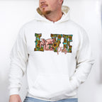 Love Pig Design - Farm Animals Unisex Crewneck T-Shirt Sweatshirt Hoodie
