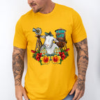 Farm Life Sheep Flowers Design - Farm Animals Unisex Crewneck T-Shirt Sweatshirt Hoodie