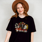 Farm Life Truck With Animals Design - Farm Animals Unisex Crewneck T-Shirt Sweatshirt Hoodie