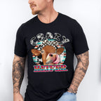 Crazy Heifer - Farm Animals Unisex Crewneck T-Shirt Sweatshirt Hoodie