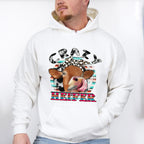 Crazy Heifer - Farm Animals Unisex Crewneck T-Shirt Sweatshirt Hoodie