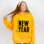 Happy New Year Design - New Years Unisex Crewneck T-Shirt Sweatshirt Hoodie